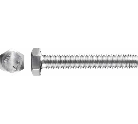 Изображение товара Болт ЗУБР ГОСТ 7798-70, M6 x 30 мм, 6 шт, кл. пр. 5.8, оцинкованный, 303086-06-030