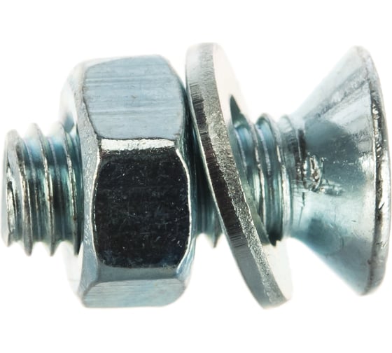 Изображение товара Винт ЗУБР DIN965 в комплекте с гайкой DIN934 12 шт 303456-06-016