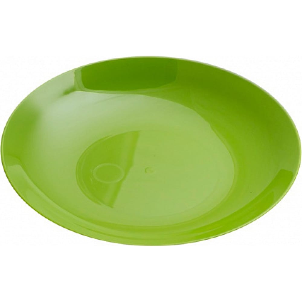 Тарелка ПОЛИМЕРБЫТ летающая тарелка 24 × 24 × 2 5 см зелёный мел в подарок