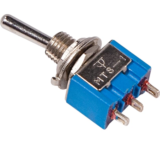 Изображение товара Тумблер REXANT 250v 3а (3c) on-on однополюсный micro (mts-102) 10 штук 36-4010