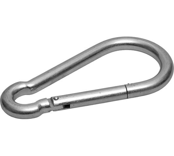 Изображение товара Карабин ЗУБР DIN 5299С, 5мм, 1 шт, оцинкованный, 304546-05