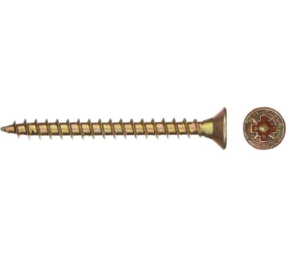 Изображение товара Универсальные саморезы СУ-Ж ЗУБР, 70 x 5.0 мм, 15 шт, желтый цинк, 300396-50-070