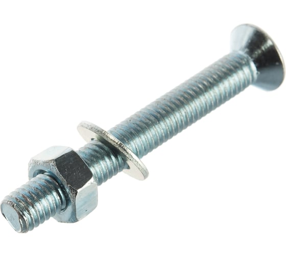 Изображение товара Винт ЗУБР DIN965 в комплекте с гайкой DIN934 12 шт 303456-05-040