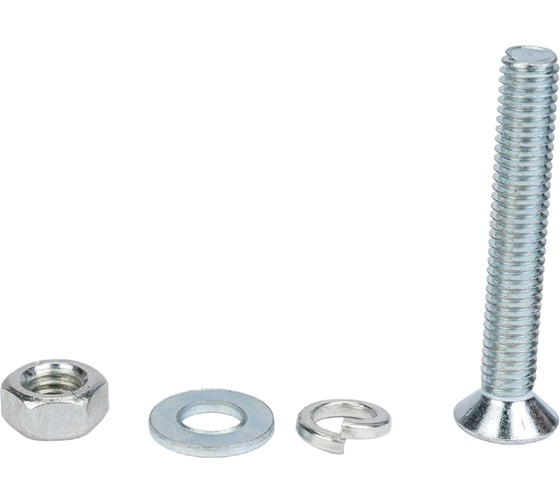 Изображение товара Винт ЗУБР DIN965 в комплекте с гайкой DIN934 8 шт, 303456-06-040