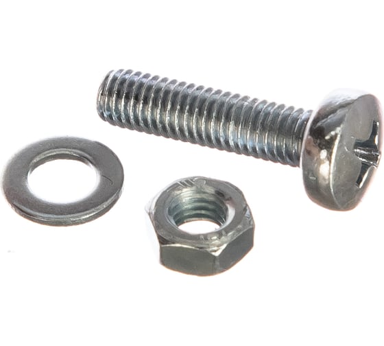 Изображение товара Винт ЗУБР DIN7985 в комплекте с гайкой DIN934 16 шт 303476-05-020