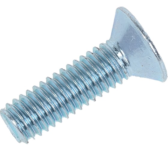 Изображение товара Винт ЗУБР DIN 965, M6 x 20 мм, 9 шт, кл. пр. 4.8, оцинкованный, 303116-06-020