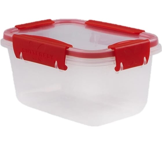 Изображение товара Герметичный контейнер Полимербыт BUTTERFLY BRIGHT 0.75 л, красный 437825900