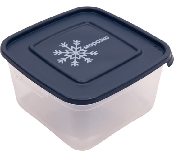 Изображение товара Контейнер для замораживания продуктов Полимербыт МОРОЗКО 1 л, квадрат 436700600