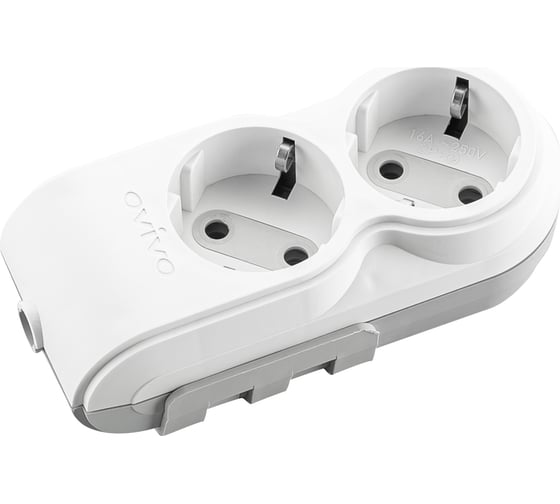 Изображение товара 2-местная колодка Ovivo с заземлением, 700-000000-112