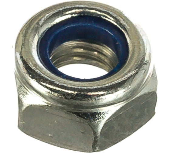 Изображение товара Гайка с нейлоновым кольцом ЗУБР DIN 985, M10, 5 кг, (примерно 495 шт.) кл. пр. 6, оцинкованная, 303580-10