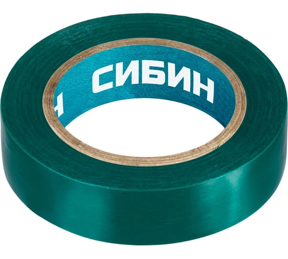 Изображение товара ПВХ изолента СИБИН 10м х 15мм, зеленая 1235-4
