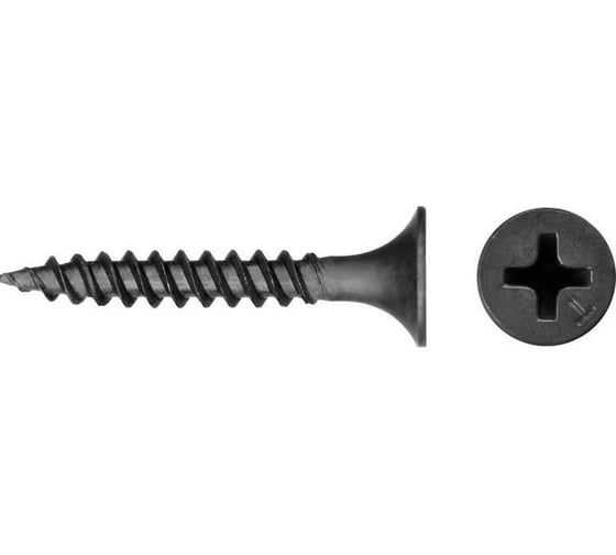 Изображение товара Саморезы СГМ гипсокартон-металл KRAFTOOL, 25 х 3.5 мм, 9000 шт, фосфатированные, 3001-25