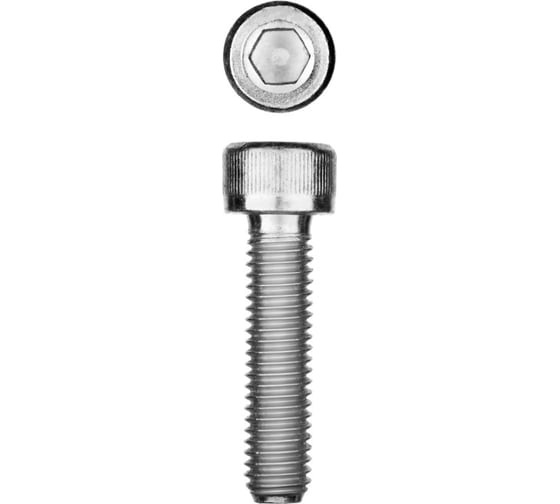 Изображение товара Винт ЗУБР DIN 912, М10x20 мм, 5 кг, 230 шт, кл. пр. 8.8, оцинкованный, 30318-10-020