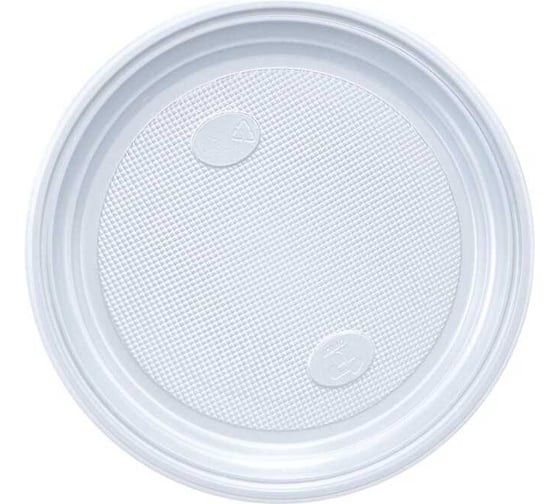 Изображение товара Десертная пластиковая тарелка EUROHOUSE 6 шт., d 220 мм 13491