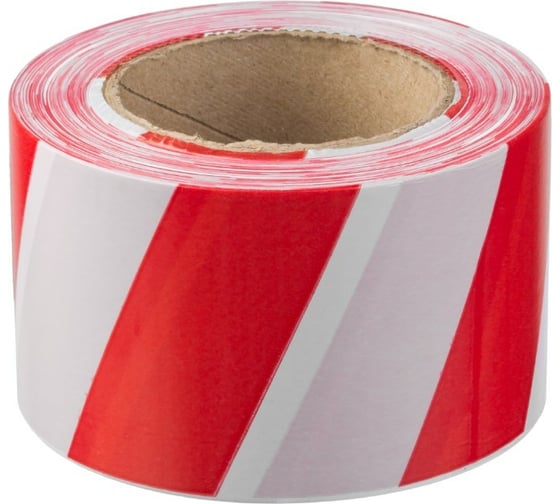 Изображение товара Сигнальная лента ЗУБР цвет красно-белый, 75мм х 200м 12240-75-200