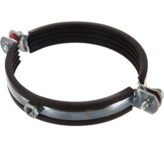 Изображение товара Трубный хомут с гайкой ЗУБР 4", 5штук, оцинкованный 37850-107-116