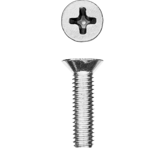 Изображение товара Винт ЗУБР DIN 965, M6 x 16 мм, 5 кг, (примерно 1471 шт.) кл. пр. 4.8, оцинкованный, 303110-06-016