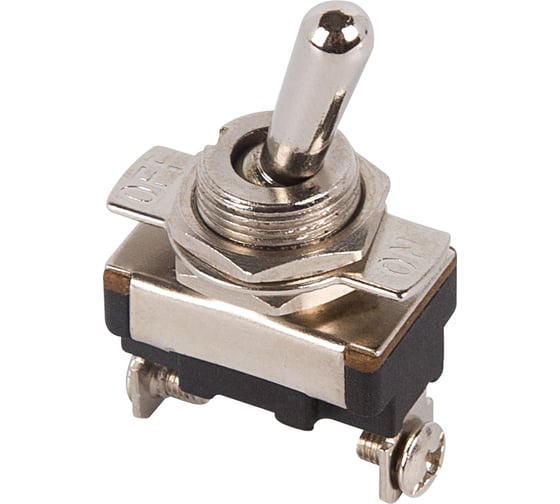 Изображение товара Тумблер REXANT 250v 10а (2c) on-off однополюсный mini (asw-23) 36-4310