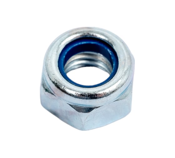Изображение товара Гайка ЗУБР DIN 985 с нейлоновым кольцом, M8, 8 шт, кл. пр. 6, оцинкованная, 303586-08