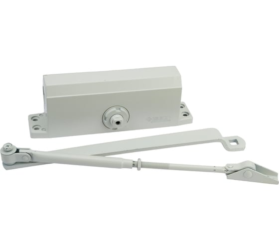 Изображение товара Дверной доводчик ЗУБР ПРОФЕССИОНАЛ для дверей массой до 80 кг, цвет белый 37911-80