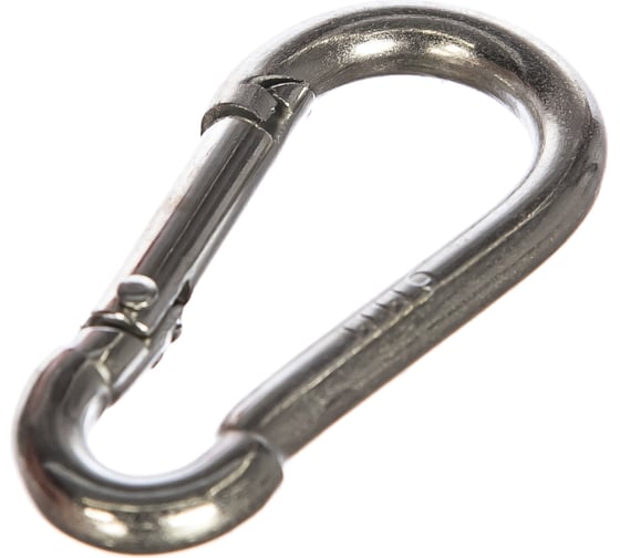 Изображение товара Карабин ЗУБР DIN 5299С, 6мм, 1 шт, оцинкованный, 304546-06