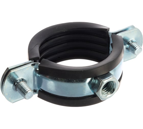 Изображение товара Трубный хомут с гайкой ЗУБР 1 1/4", 8 штук, оцинкованный 37850-40-45