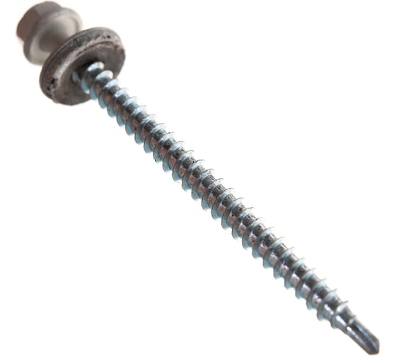 Изображение товара Кровельные саморезы СКД ЗУБР, RAL 9003 белый, 70x4.8 мм, 160 шт 4-300315-48-070-9003