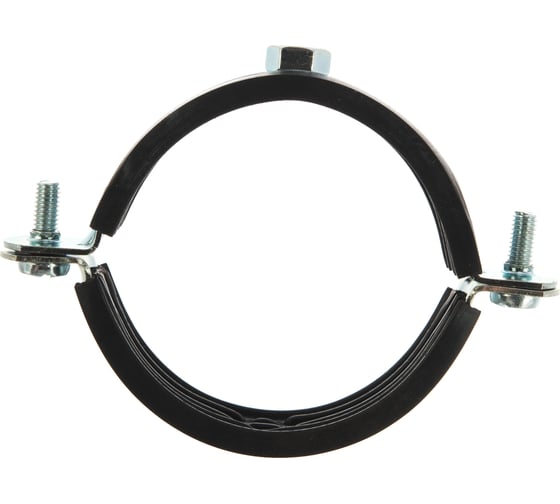 Изображение товара Трубный хомут с гайкой ЗУБР 2 1/2", 6шт, оцинкованный 37850-75-80