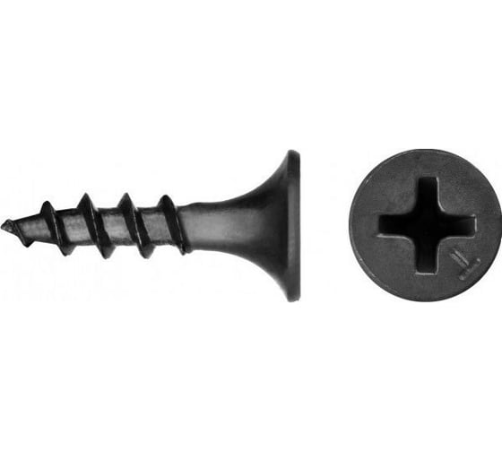 Изображение товара Саморезы СГД гипсокартон-дерево KRAFTOOL, 16 х 3.5 мм, 15000 шт, фосфатированные, 3005-16