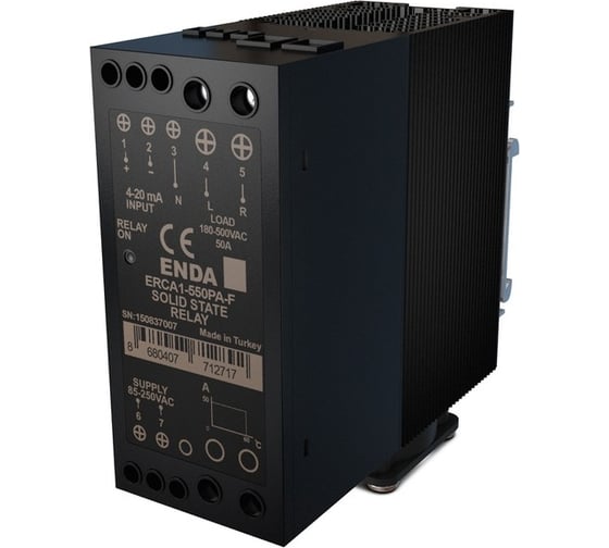 Изображение товара Однофазный твердотельный реле на радиаторе ENDA ERCA1240PA
