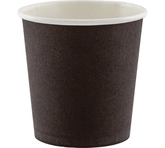 Изображение товара Бумажный 1-слойный стакан для горячих напитков Papperskopp d62 мм, 100 мл, черный ОП-100072