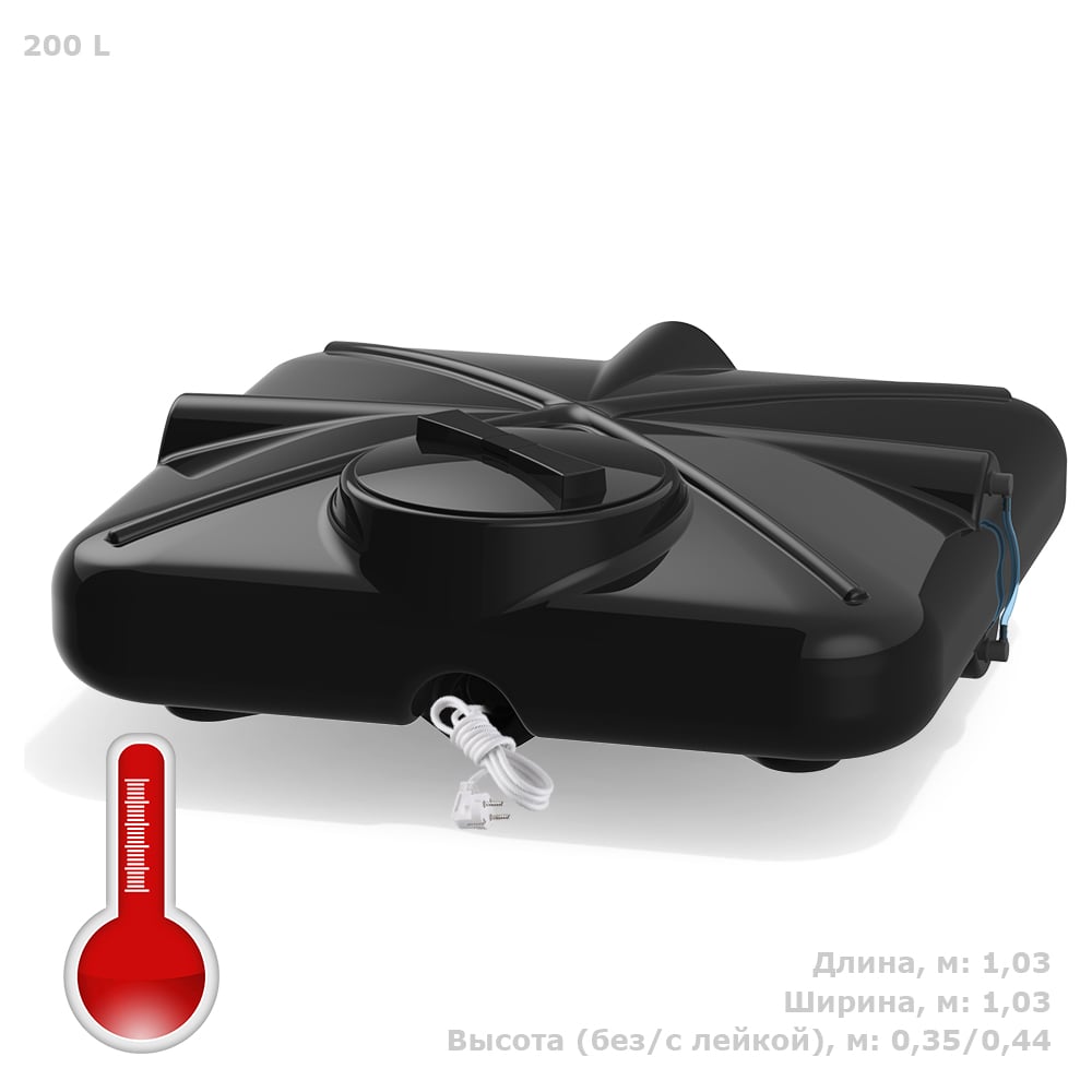 Изображение товара Бак душевой Pegas pneumatic 200 литров 114418