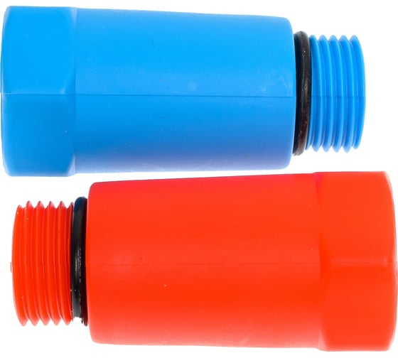 Изображение товара Заглушка полипропиленовая с резьбой удлиненная Санакс 20 1/2нр (пара) 771635