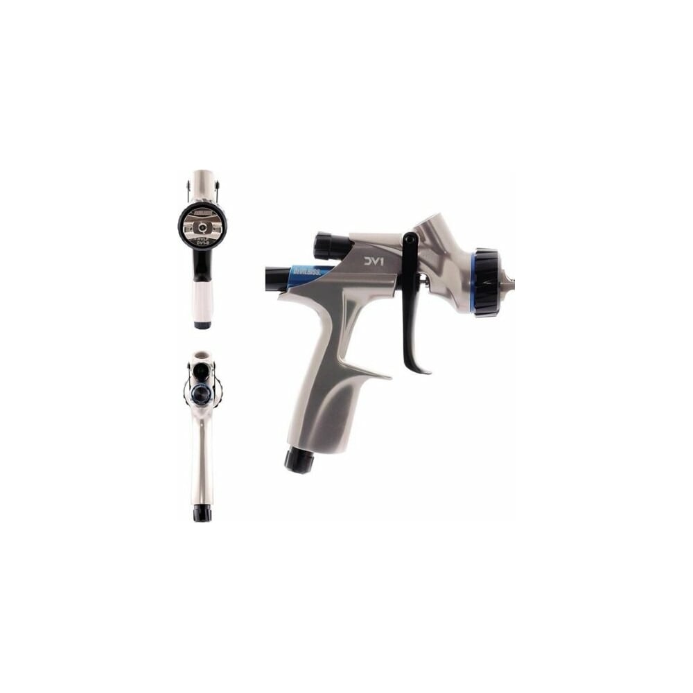 фото Краскораспылитель devilbiss dv1 gravity gun only kit, гибридная голова, 1.3 мм dv1-u-000-13-b+