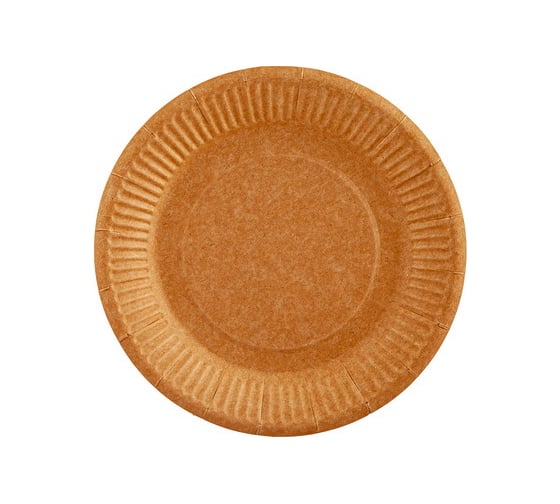 Изображение товара Бумажная тарелка Papperskopp d180 мм, крафт ОП-165013