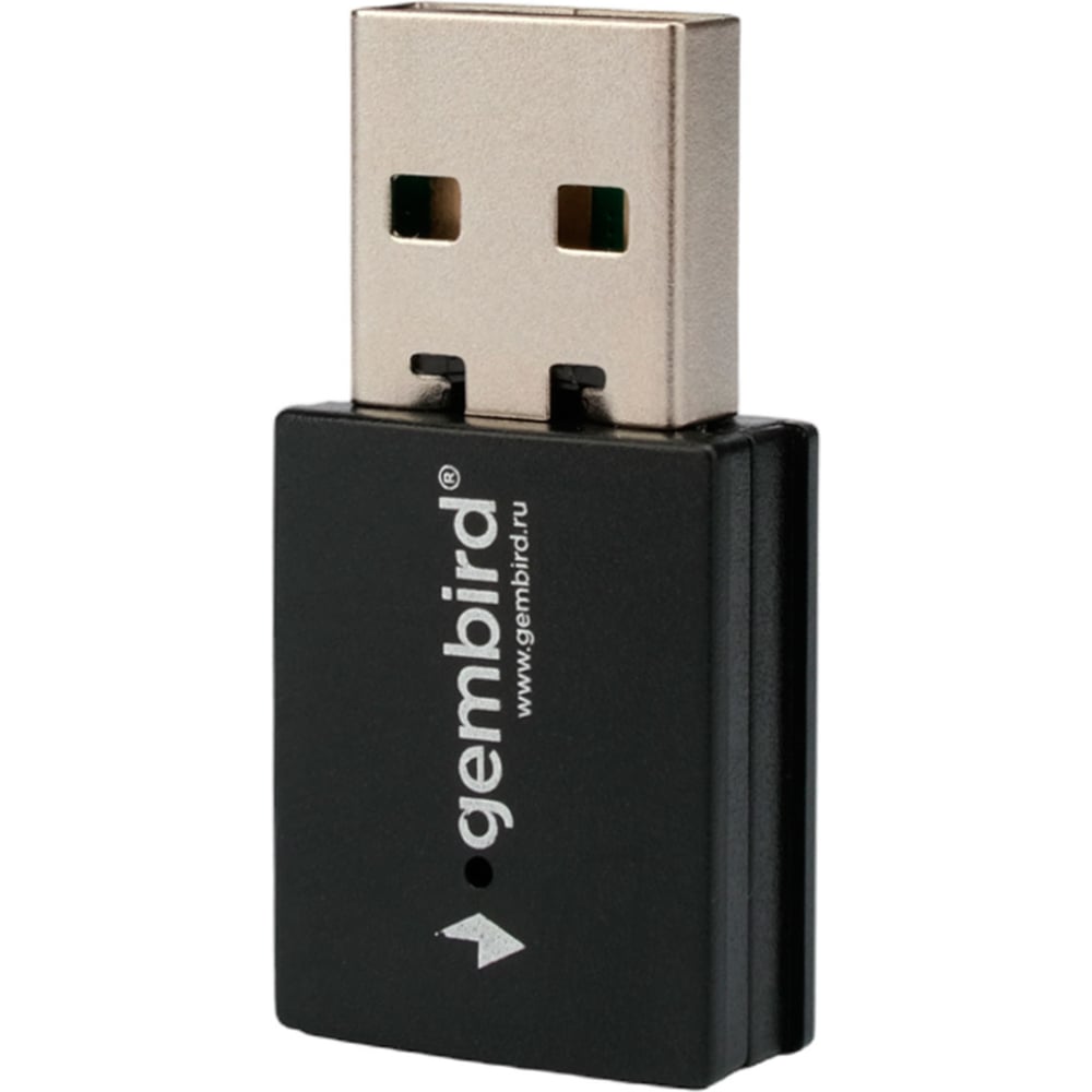 Изображение товара Сетевой адаптер Gembird wifi+bluetooth мини 600 Мбит USB
