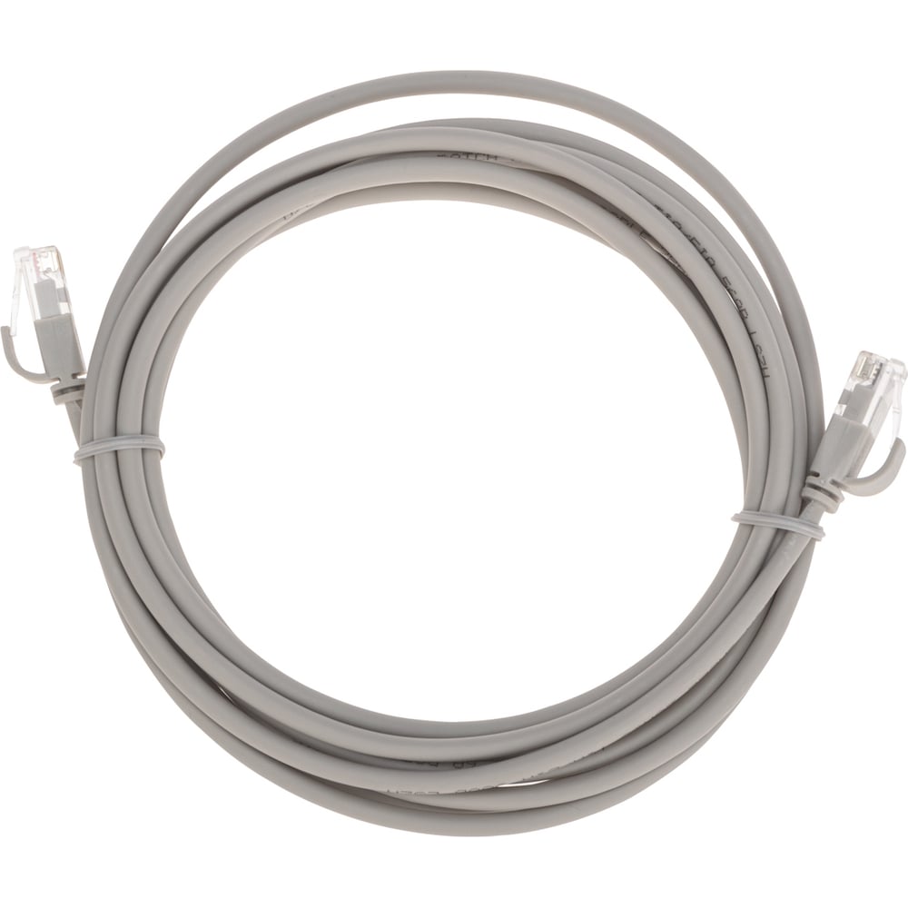 Изображение товара Патч-корд REXANT u/utp cat 6a, 3м, серый, RJ45