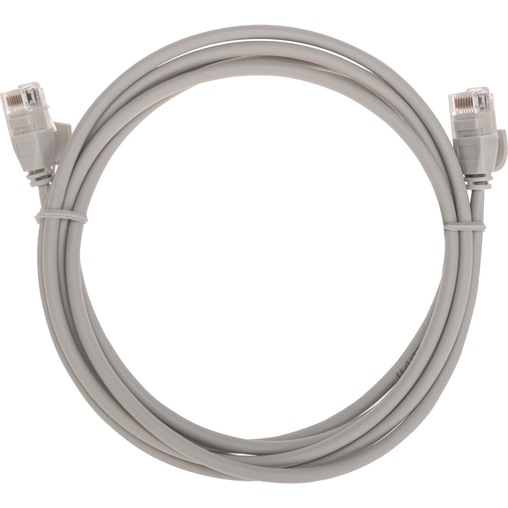 Изображение товара Патч-корд REXANT U/UTP Cat 6A 10G 2м RJ-45, серый, LSZH