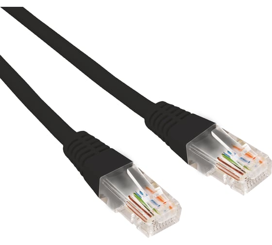 Изображение товара Патч-корд REXANT U/UTP CAT6 RJ45-RJ45 26AWG LSZH черный 0,3 м 02-0292-03