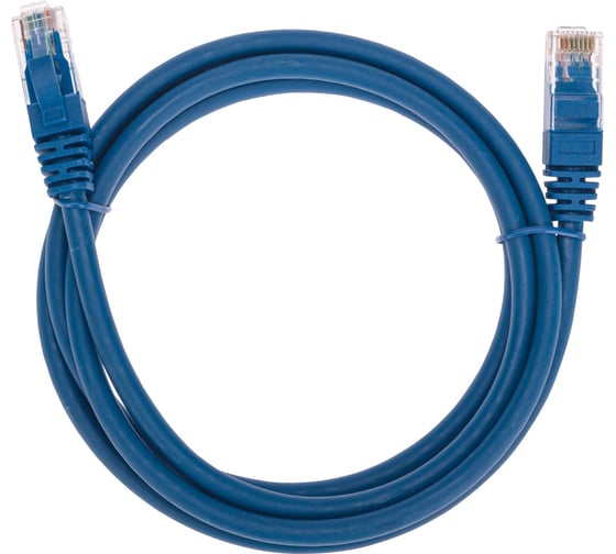 Изображение товара Патч-корд REXANT u/utp cat 6, rj45-rj45, 26awg, lszh, синий, 1.5м 02-0294-105