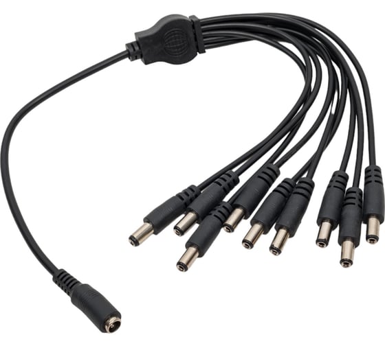 Изображение товара Разветвитель питания REXANT dc на 9 разъемов 2,1x5,5мм 14-0317