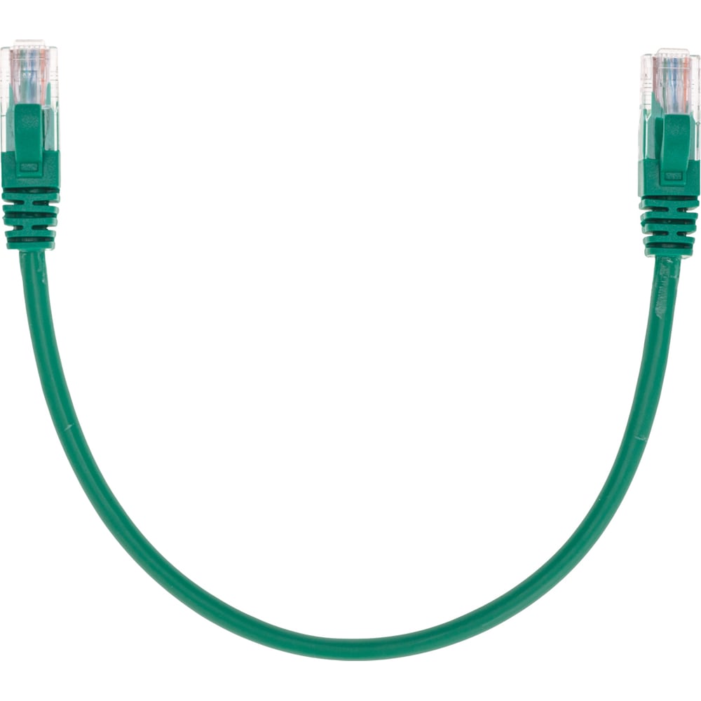 Изображение товара Патч-корд REXANT U/UTP Cat 5e 0,3м зеленый RJ45-RJ45