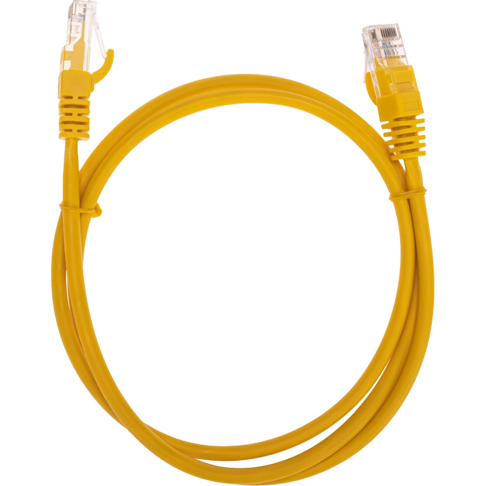 Изображение товара Патч-кордз REXANT u/utp cat 5e RJ45 1м желтый