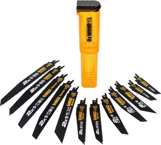 Изображение товара Набор полотен по металлу и дереву, 12 шт. DEWALT DT2441L