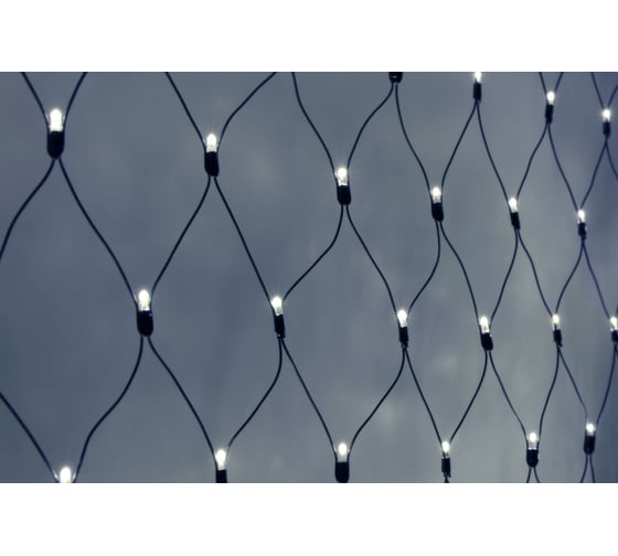 Изображение товара Сетка TEAMPROF 2x3 БЕЛЫЙ, чёрный провод TPF-N2х3-B/W