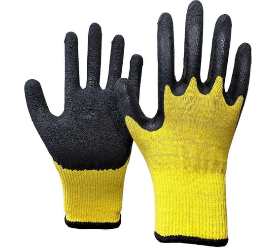 Изображение товара Трикотажные перчатки ООО Компания САБ с текстурированным латексным покрытием "кулак" ПЕР13.16_1П