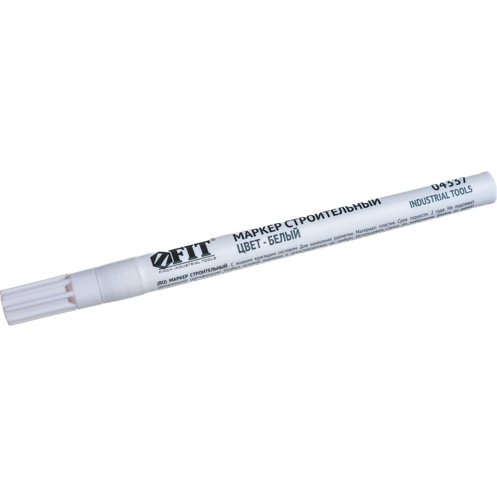 Строительный маркер FIT маркер краска строительный белый vertextools 0020 01