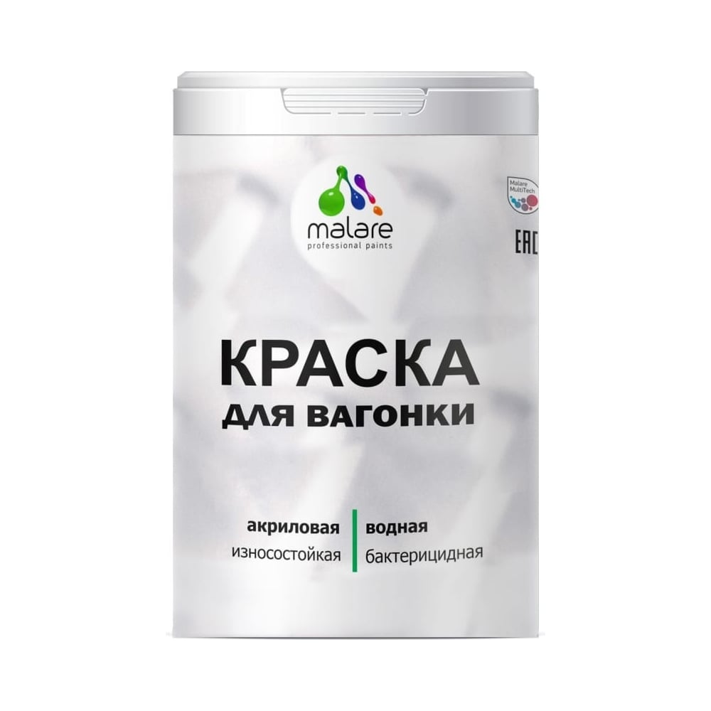 Изображение товара МАЛАРЕ Краска для вагонки с антисептическим эффектом парнасская роза 2 кг