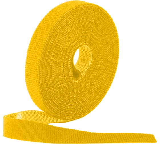 Изображение товара Лента-липучка Comfix 5м х 16мм (упак: 1 шт / 1 цвет / желтый) HLT-5K16-RP00010