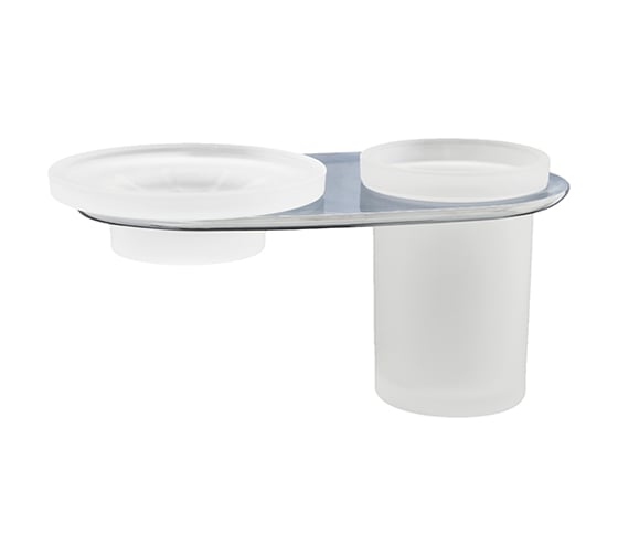 Изображение товара Держатель стакана и мыльницы WasserKraft Kammel K-8326